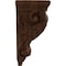 Ekena Millwork 5"W x 5"D x 10"H Medium Acanthus Wood Corbel, Mahogany CORW05X05X10ACGM - alternate 4